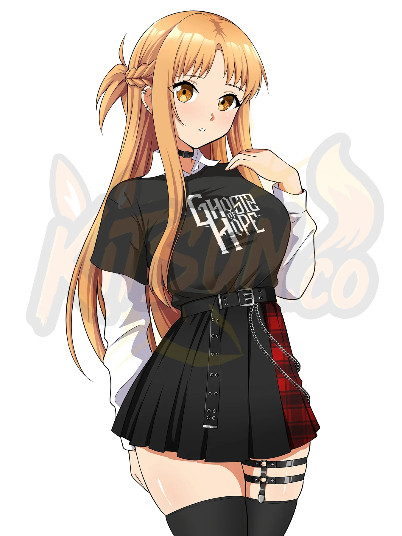 Emo Asuna Sticker