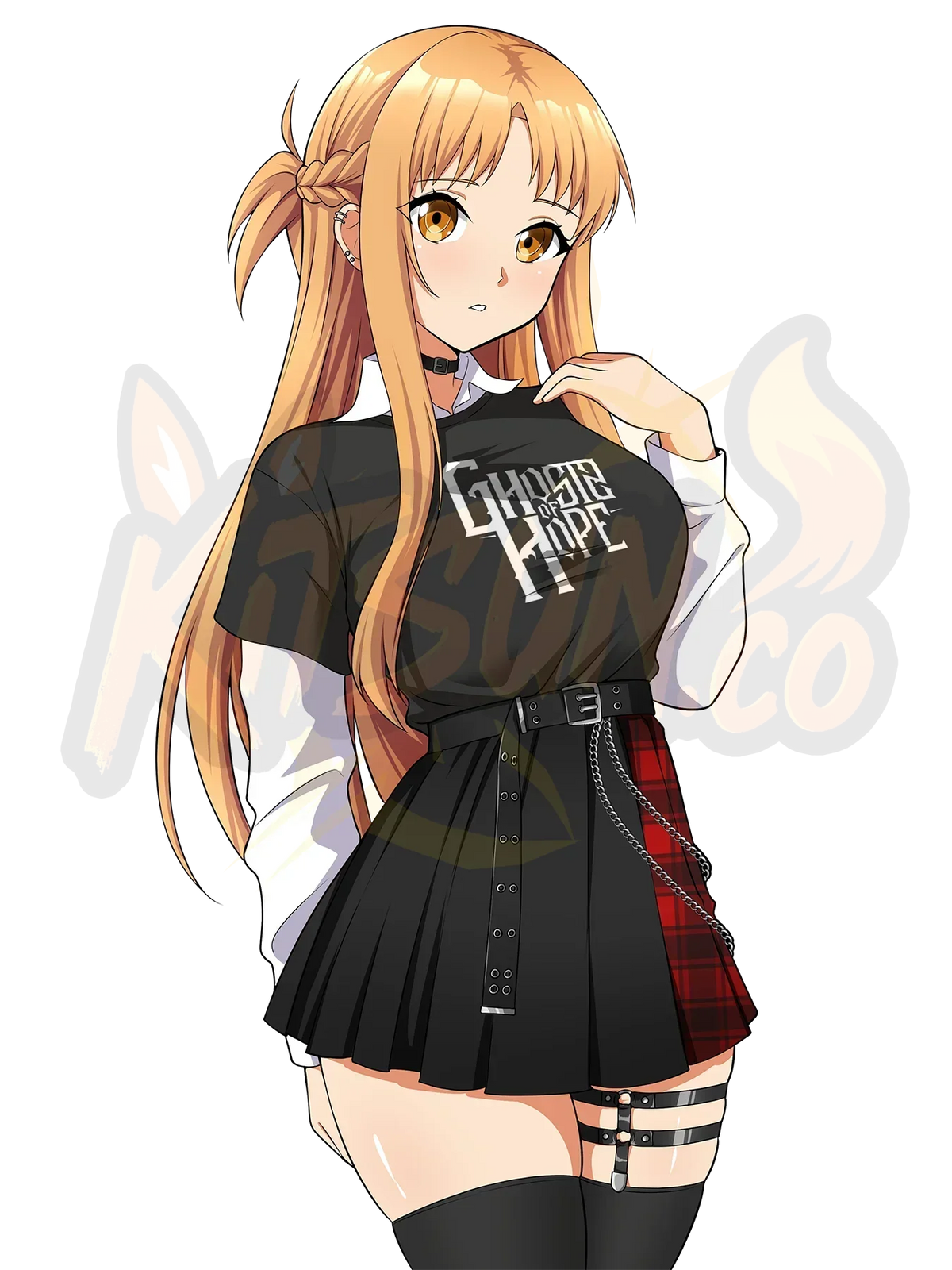 Emo Asuna Sticker