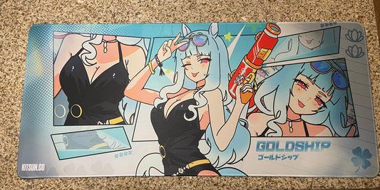 Goldship Deskmat
