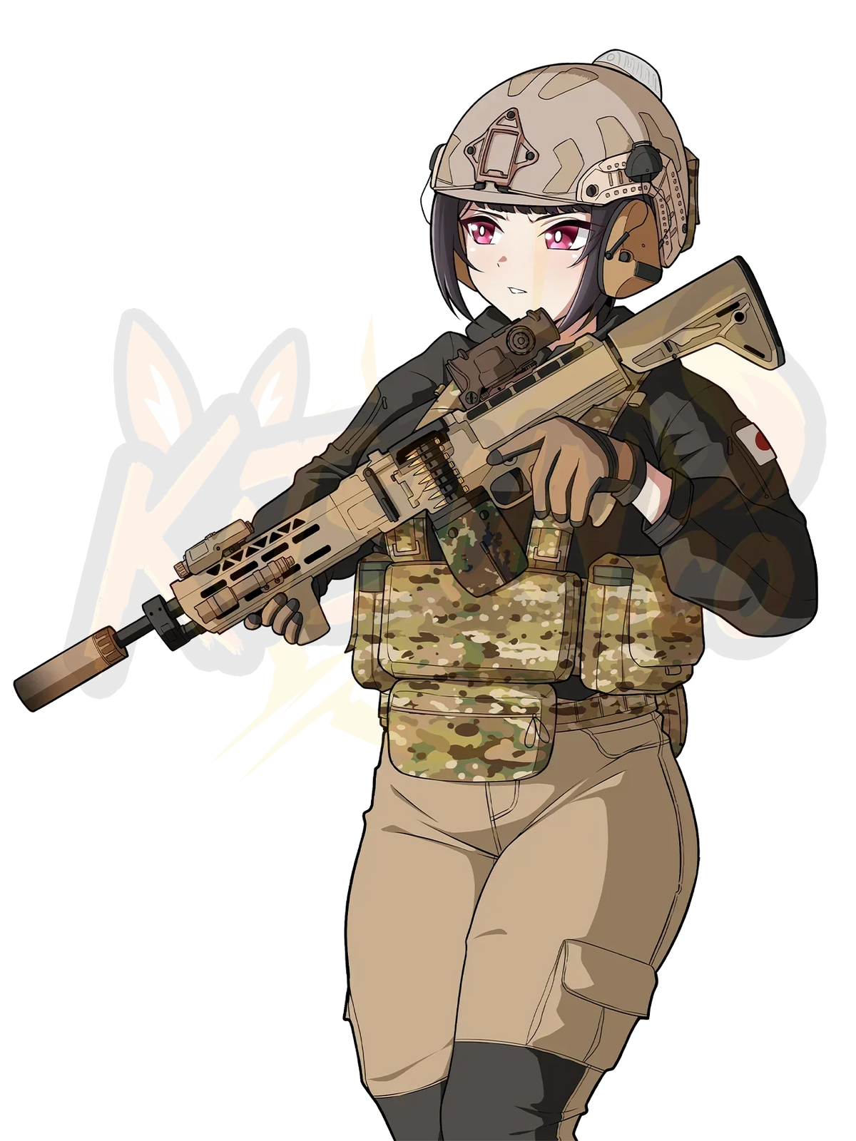 Katsumi Tactical Sticker