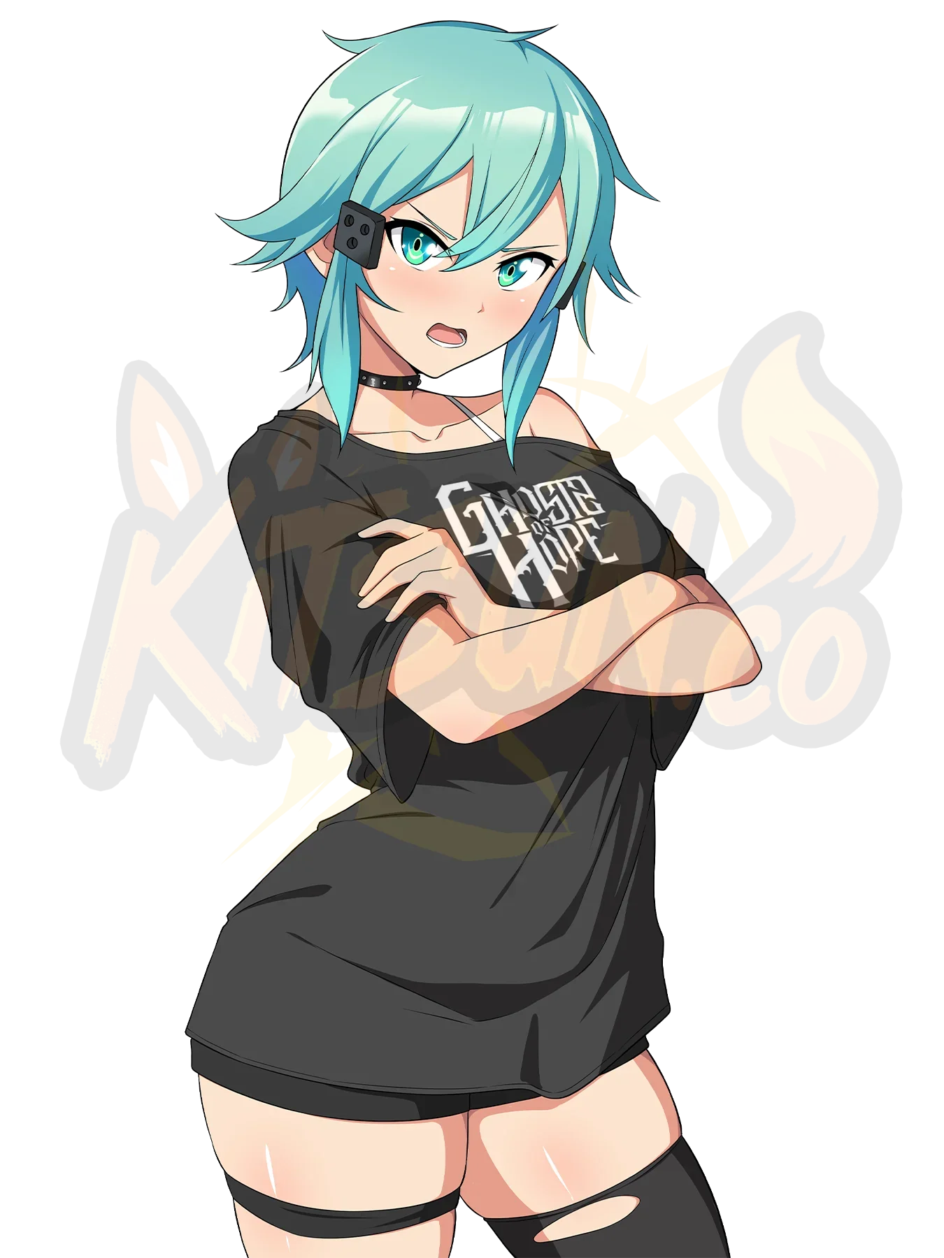 Emo Sinon Sticker