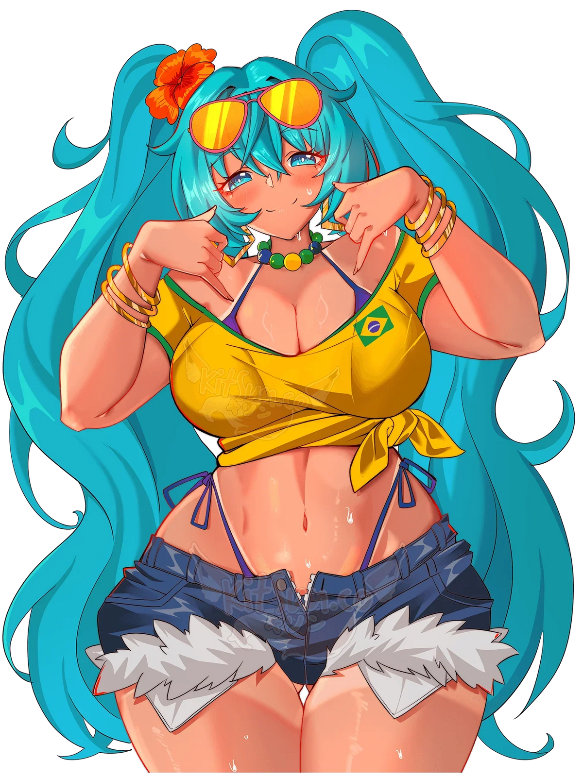 Brazilian Miku Decal