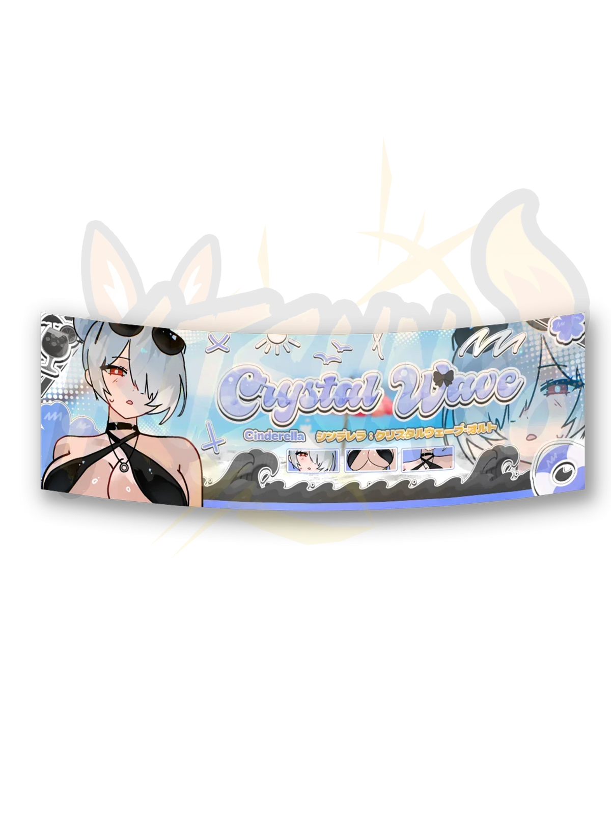 Cinderella: Crystal Wave Alt Slap Sticker