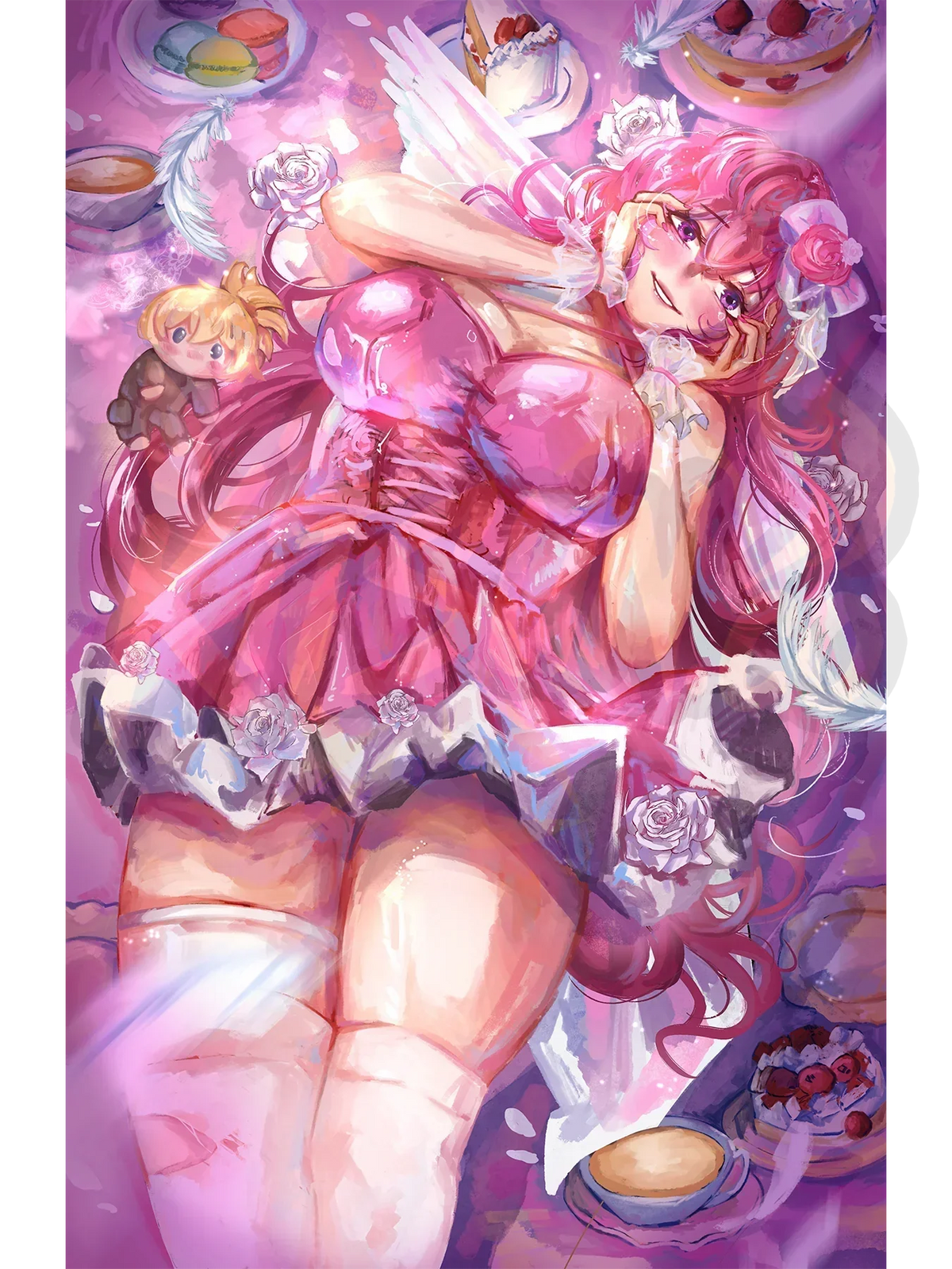 Pink Dress Doro Poster
