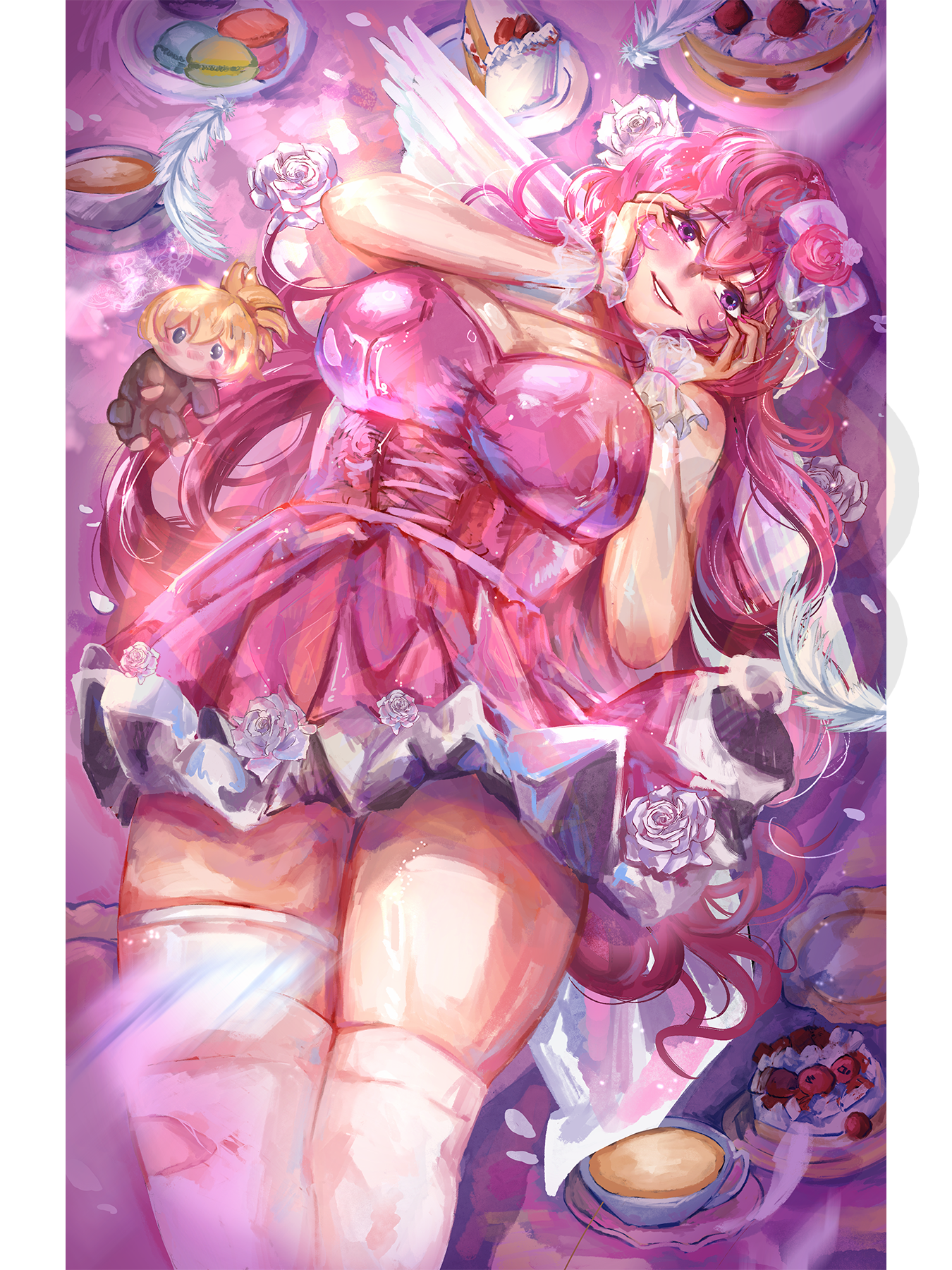 Pink Dress Doro Poster