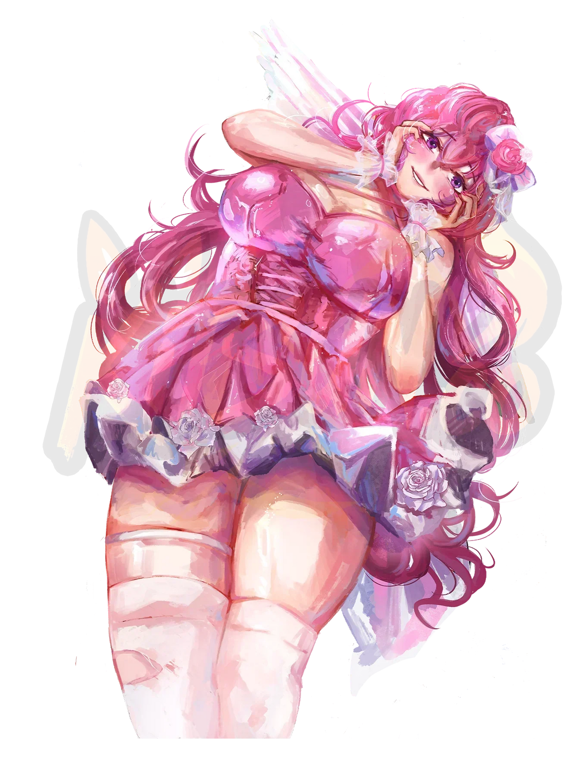 Pink Dress Doro Sticker