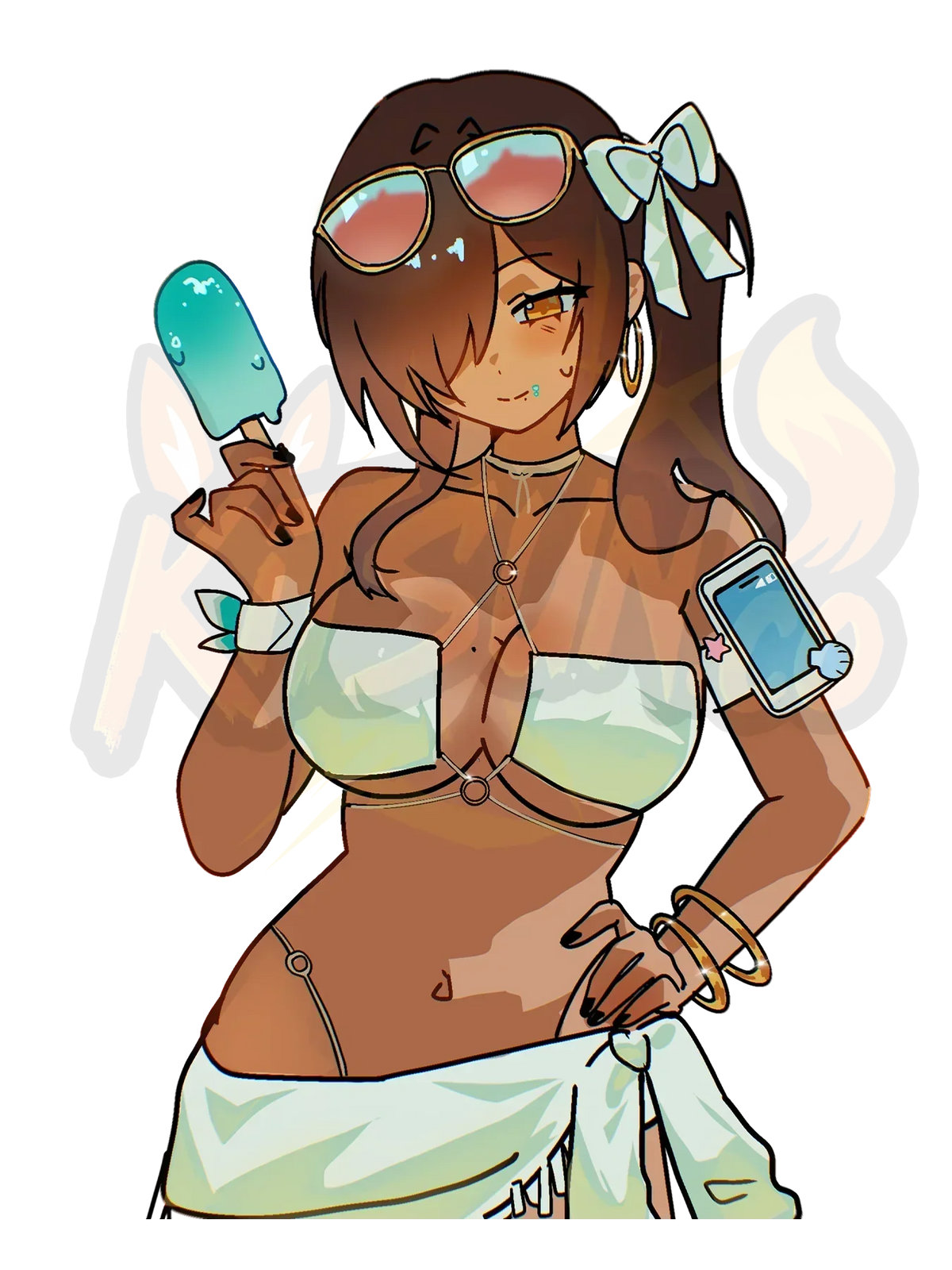 Naga: Ring Ensemble Vinyl Sticker