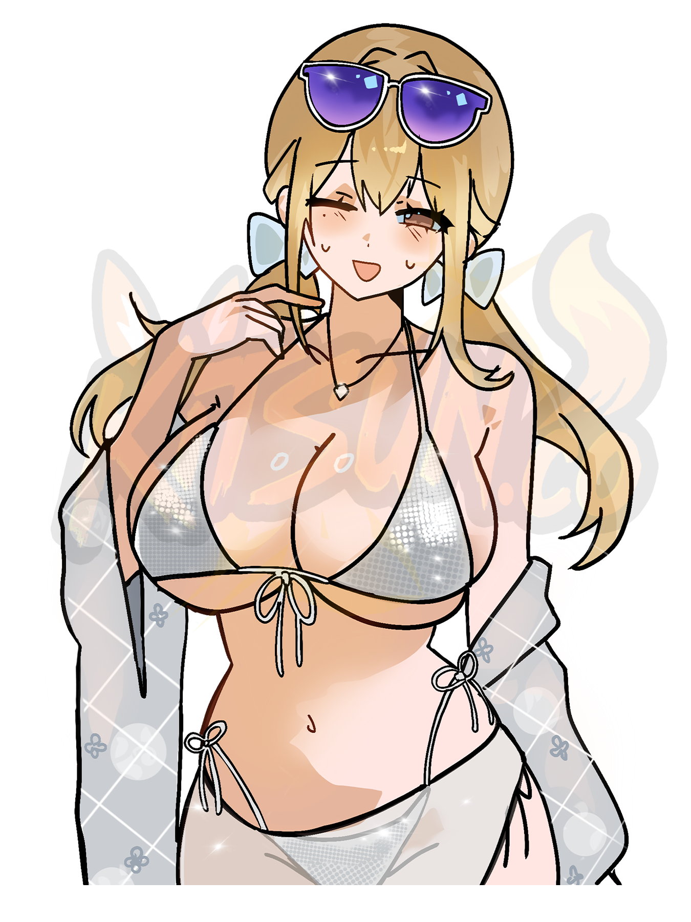 Tia: Sea Lizzie Vinyl Sticker