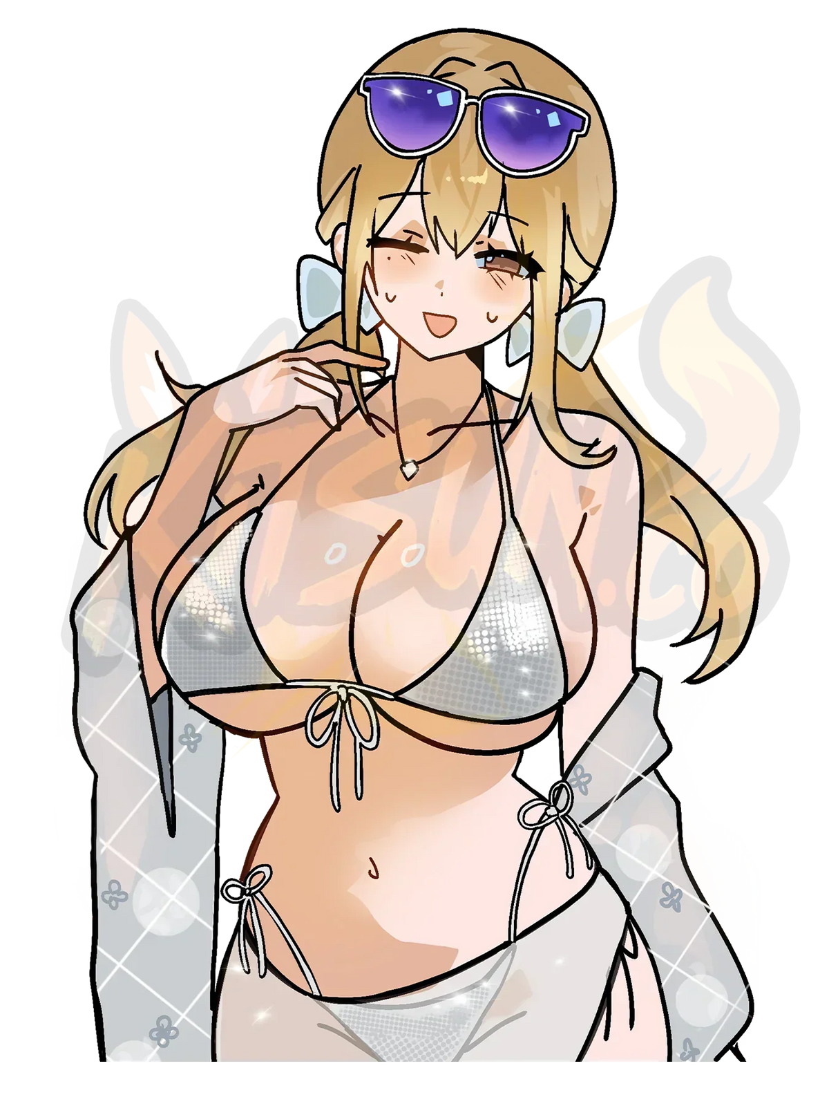 Tia: Sea Lizzie Vinyl Sticker