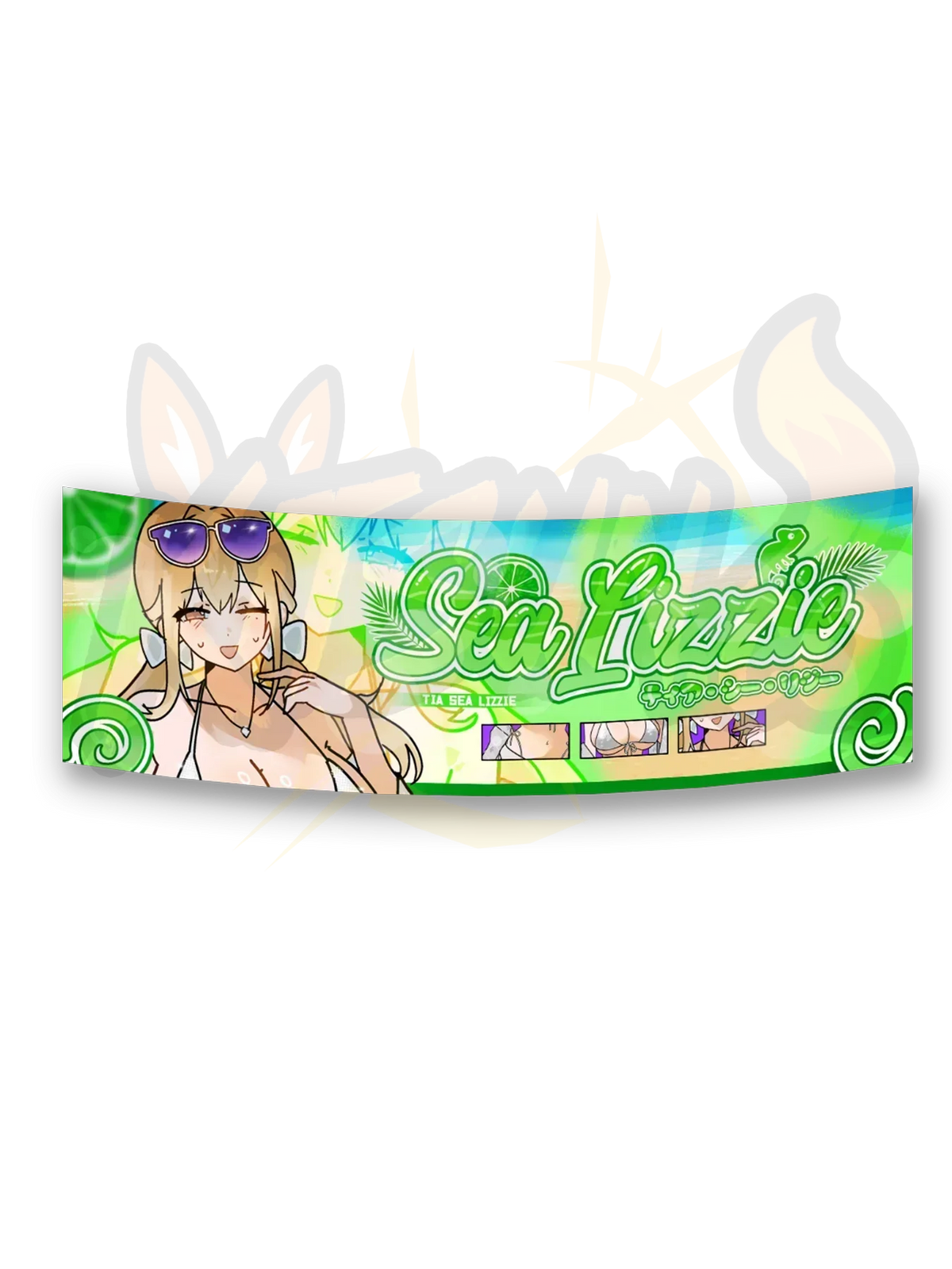 Tia: Sea Lizzie Slap Sticker