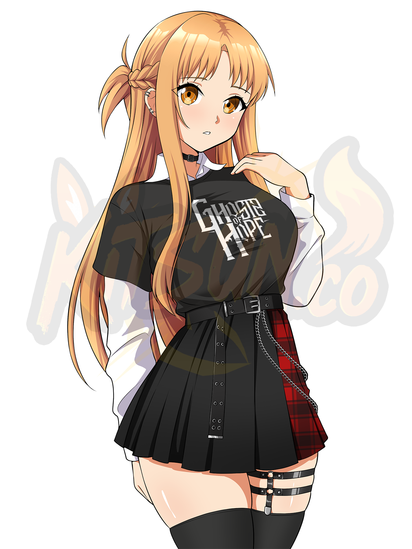 Emo Asuna Sticker