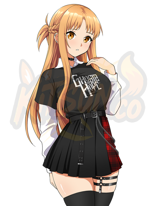 Emo Asuna Sticker