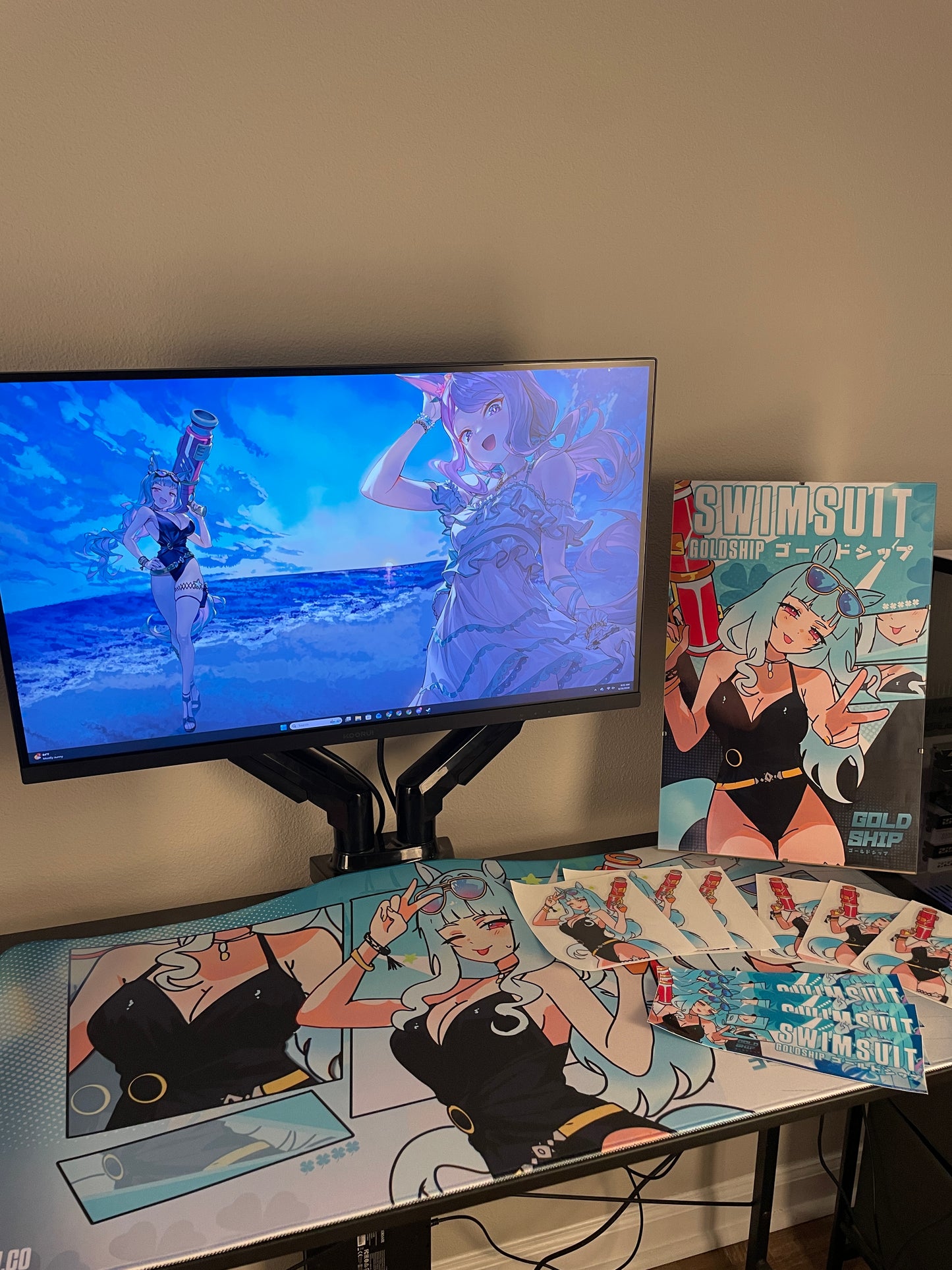 Goldship Deskmat
