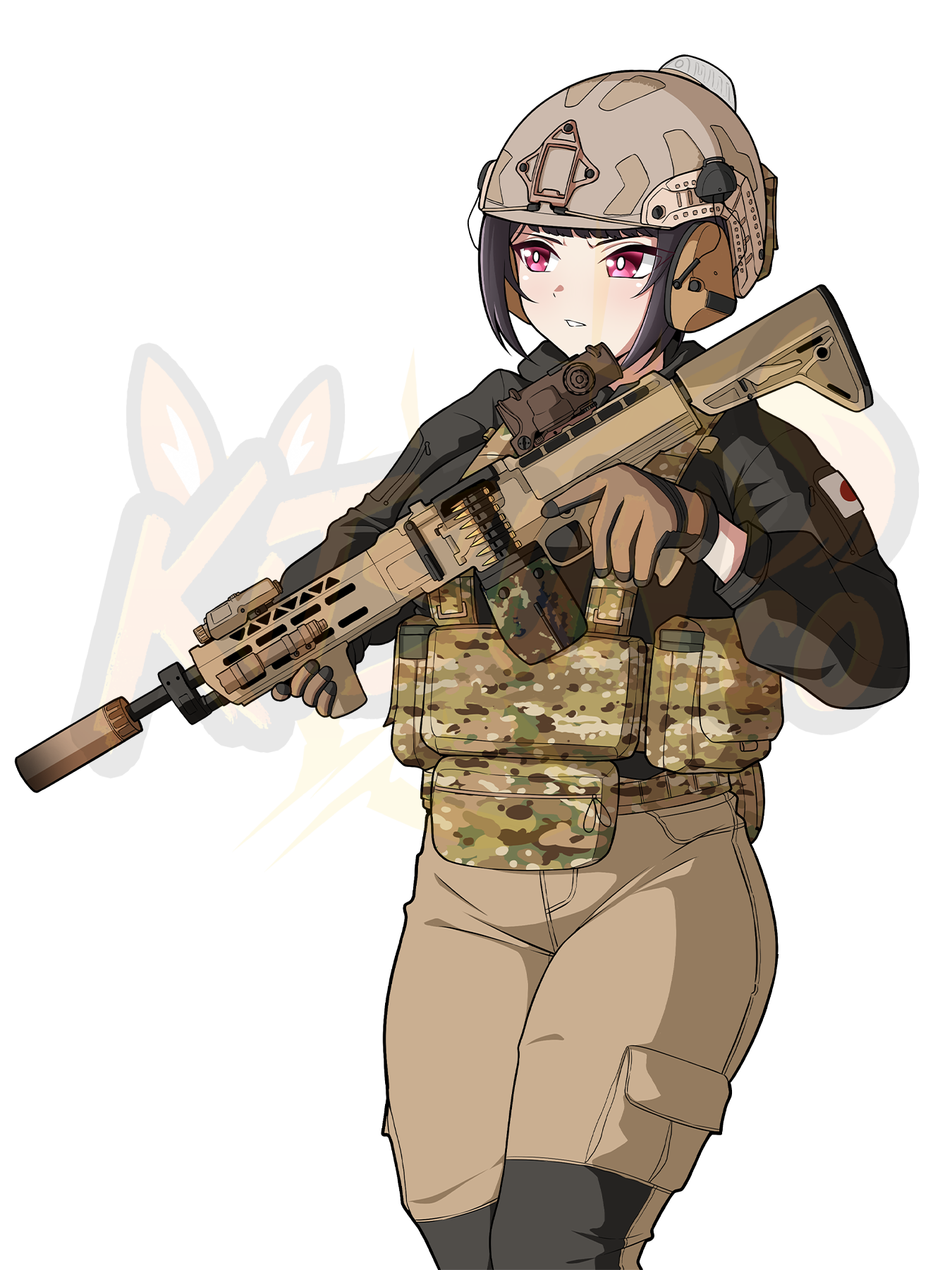 Katsumi Tactical Sticker