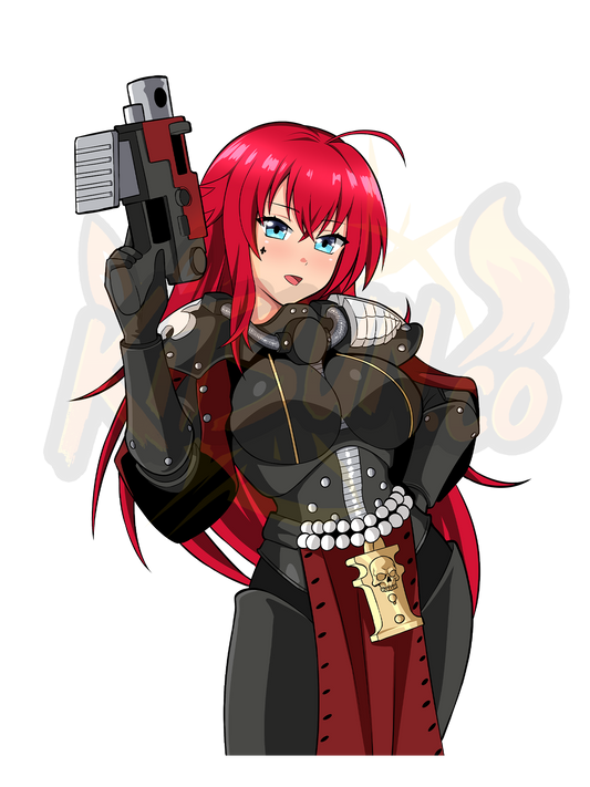 Rias Gremory Sister of Battle Sticker