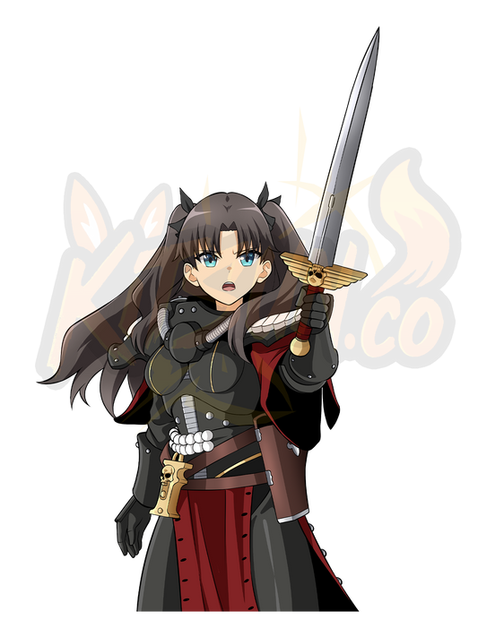 Rin Tohsaka Sister of Battle Sticker