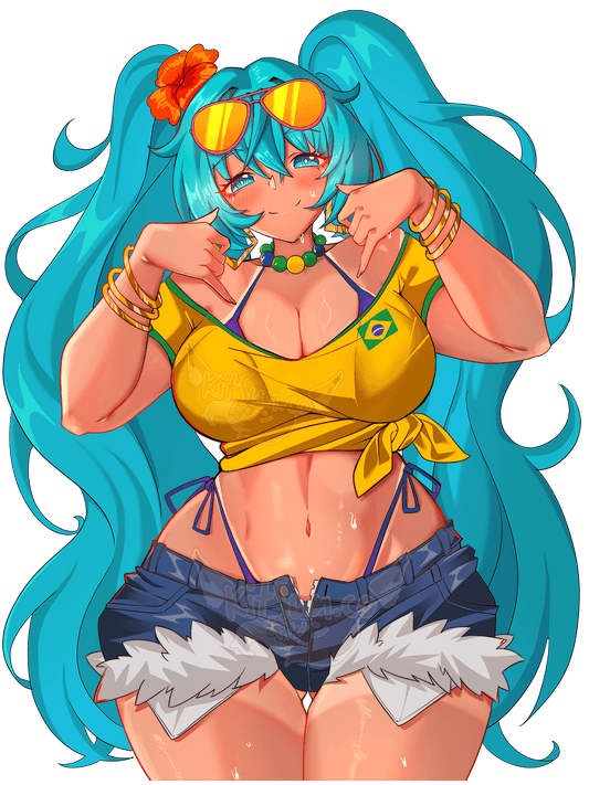 Brazilian Miku Decal
