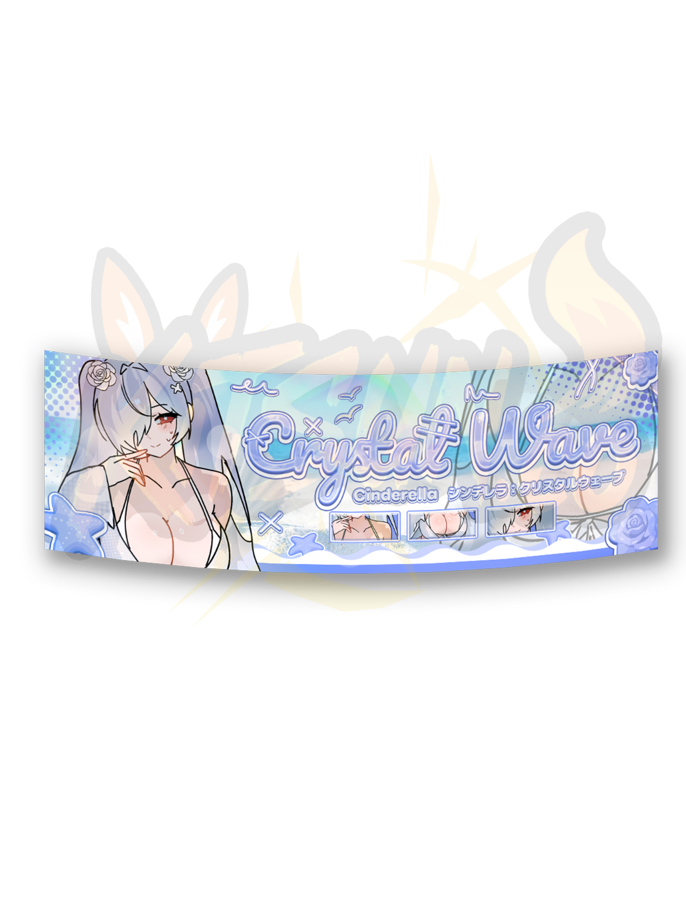 Cinderella: Crystal Wave Slap Sticker