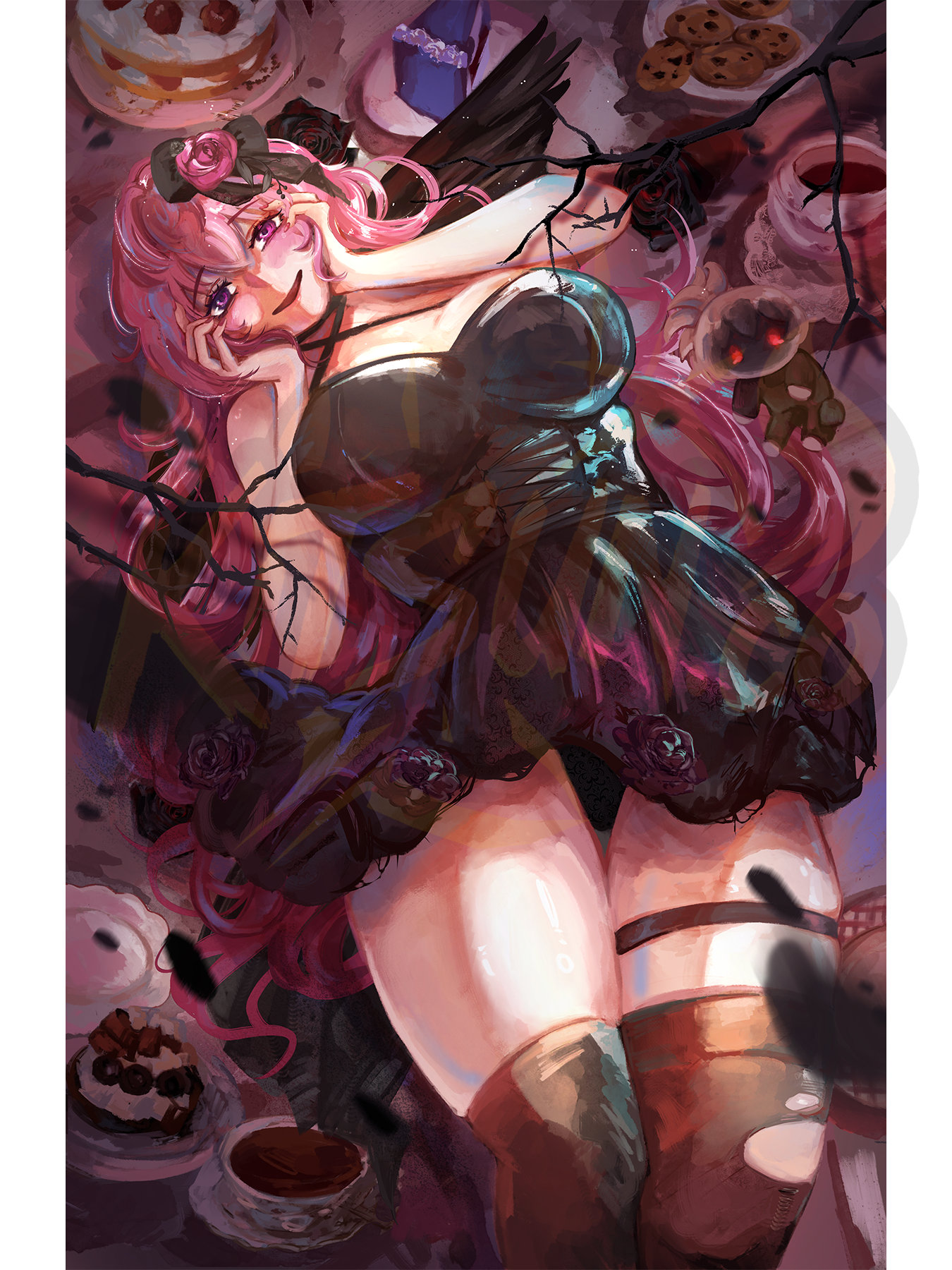 Black Dress Doro Poster