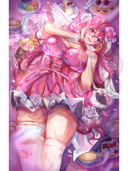 Pink Dress Doro Poster