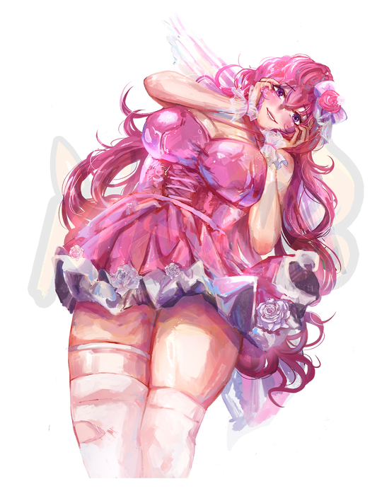 Pink Dress Doro Sticker