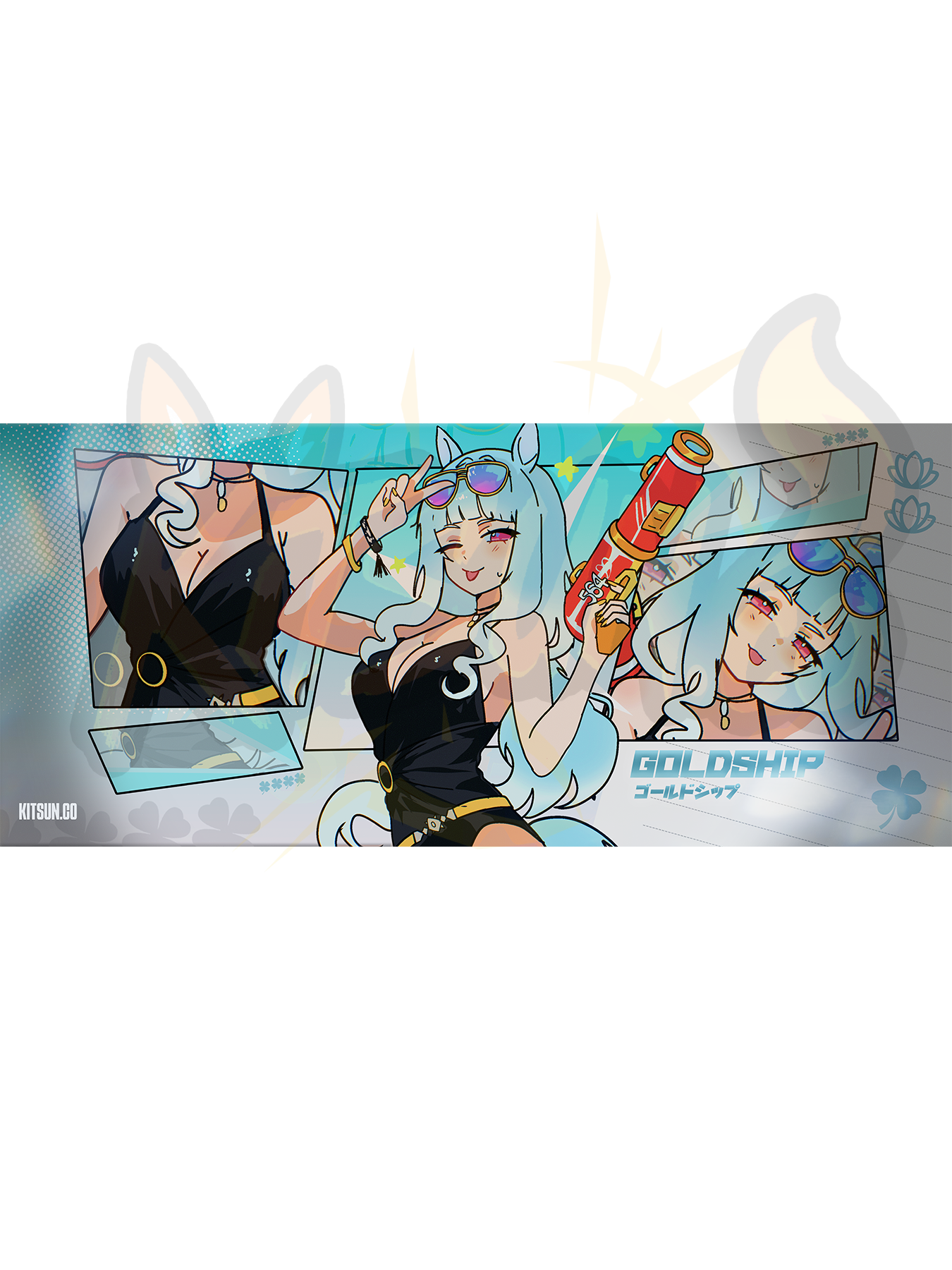 Goldship Deskmat