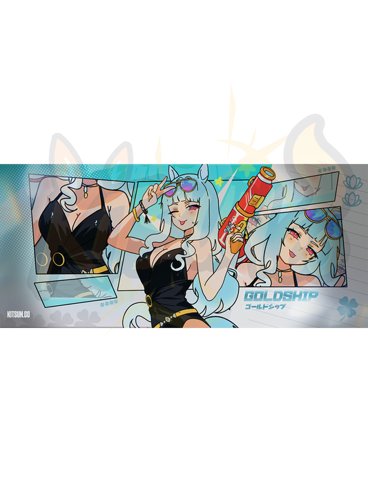 Goldship Deskmat