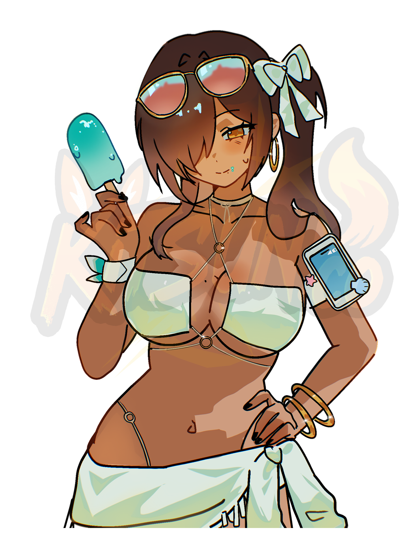 Naga: Ring Ensemble Vinyl Sticker