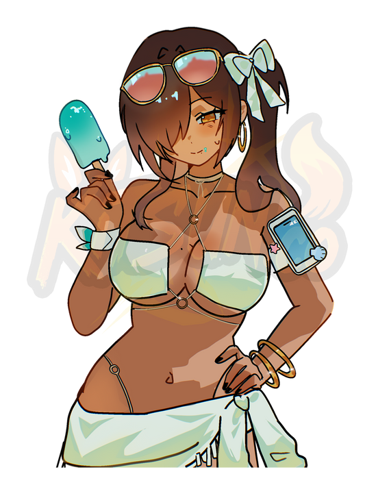 Naga: Ring Ensemble Vinyl Sticker