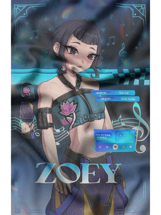 Zoey Demon Hunter Flag