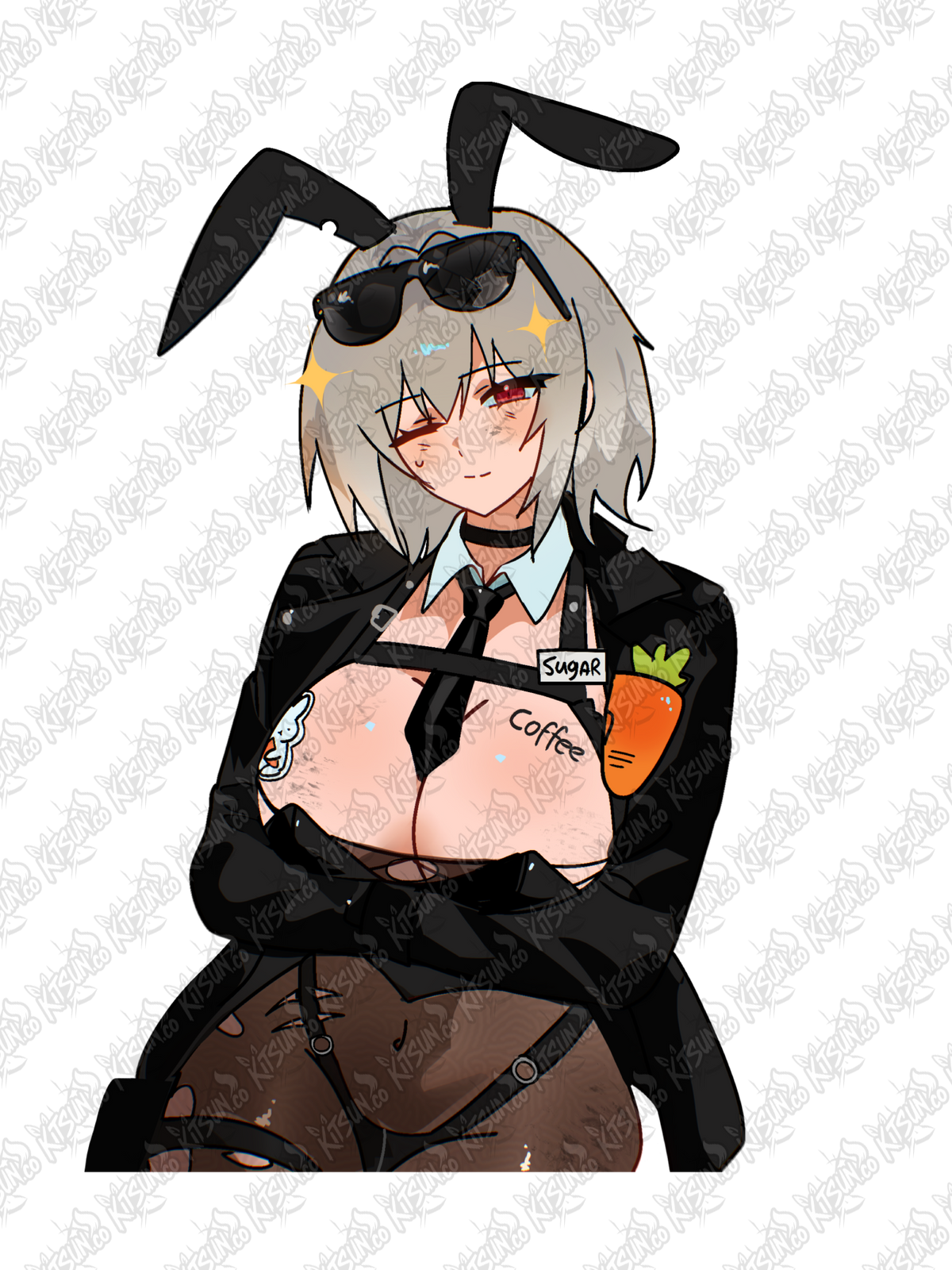 Sugar: Killer Rabbit Vinyl Sticker