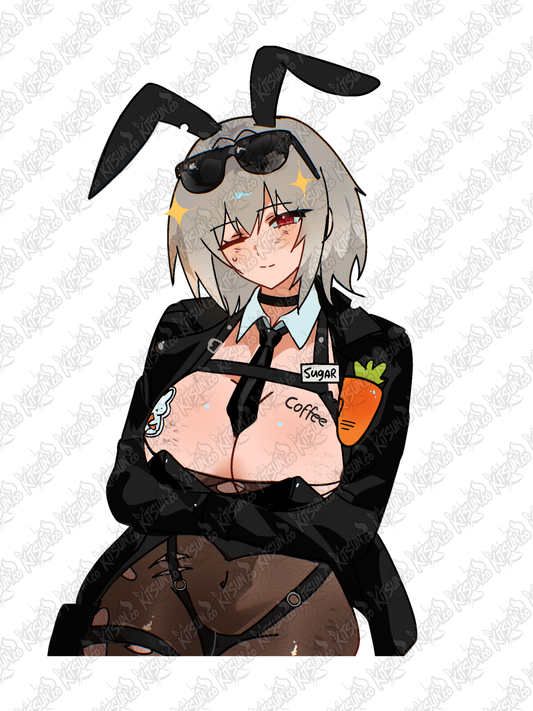 Sugar: Killer Rabbit Vinyl Sticker