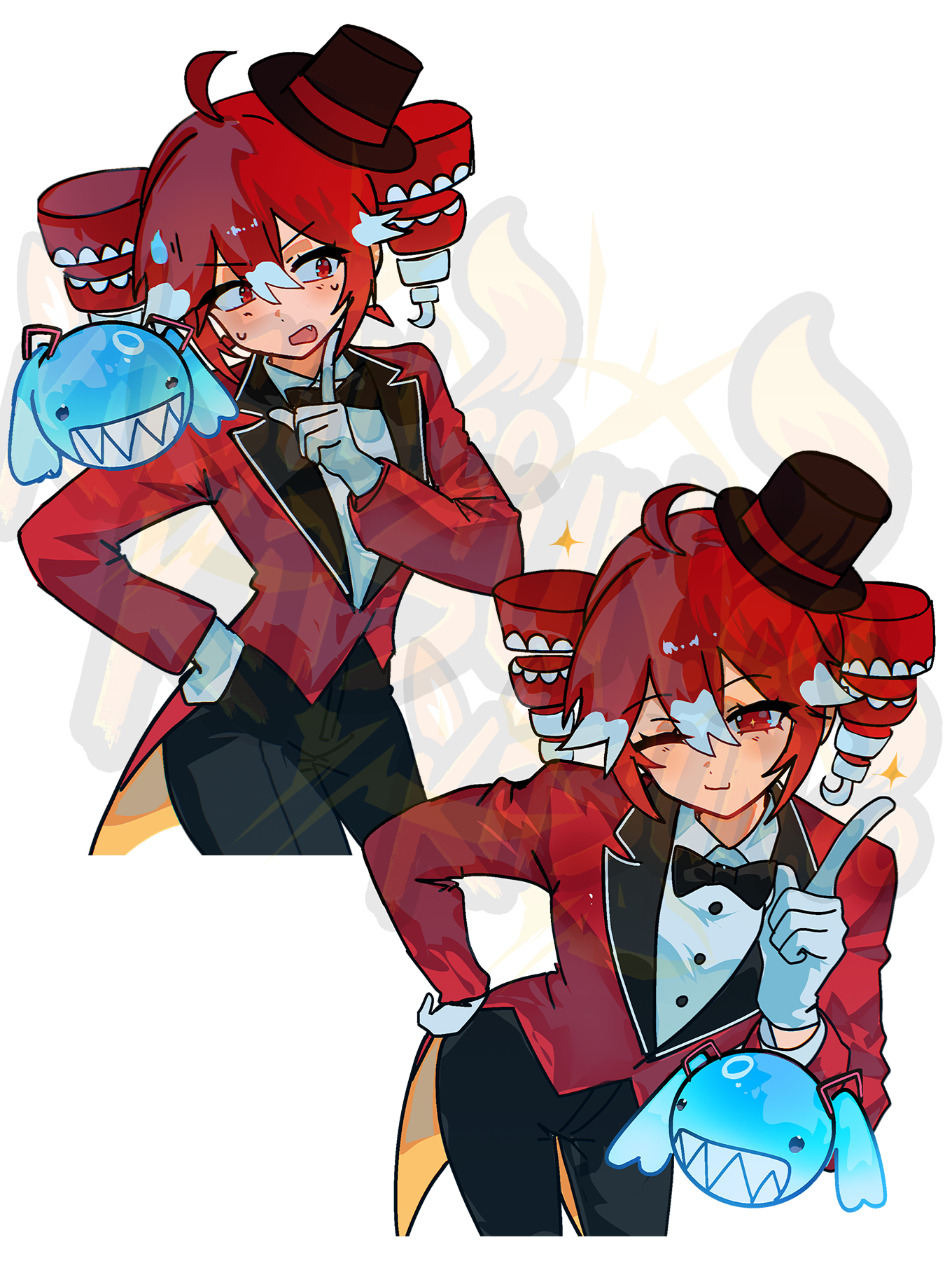 Digital Circus Teto Sticker