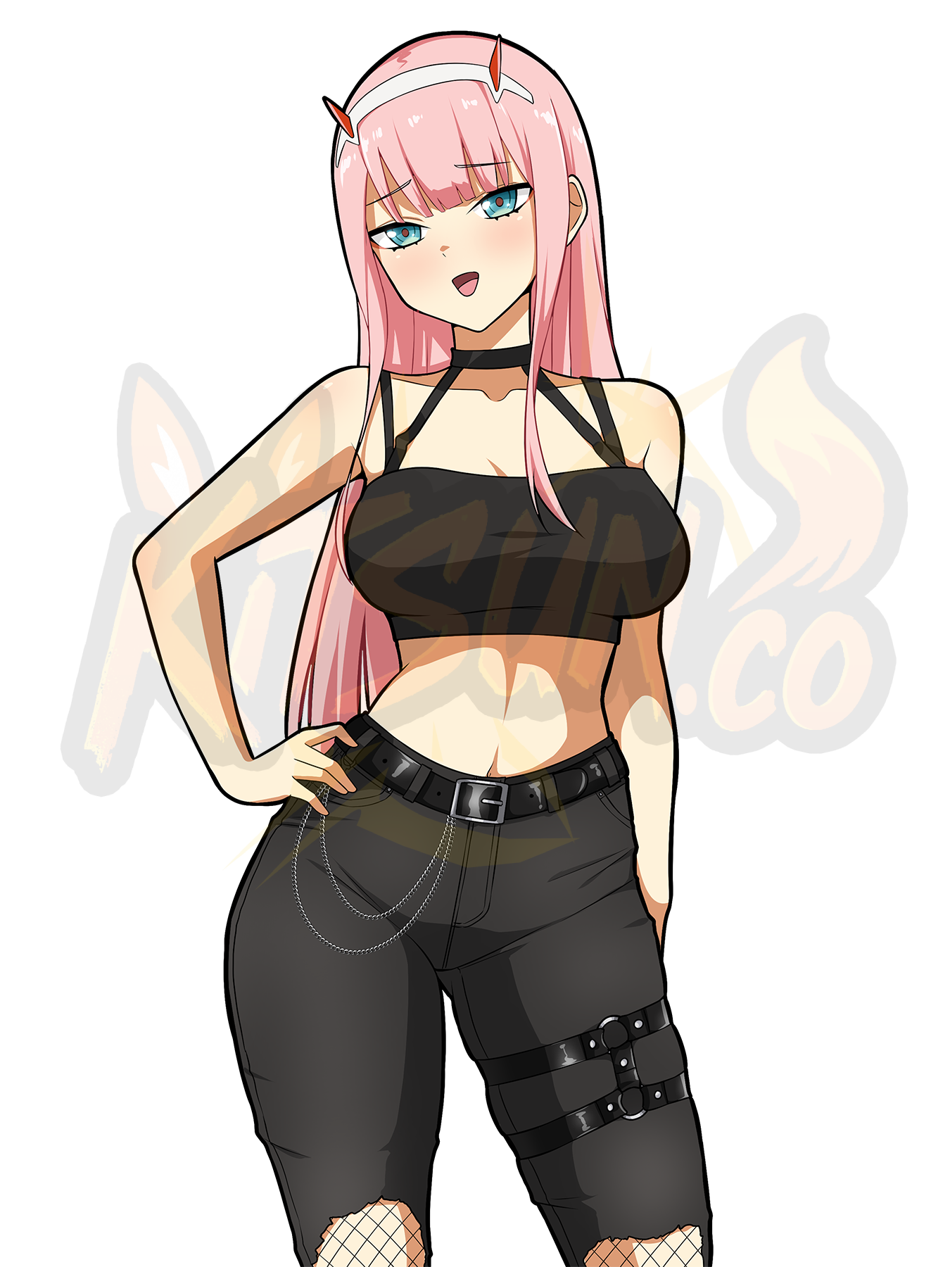 Zero Two Sticker