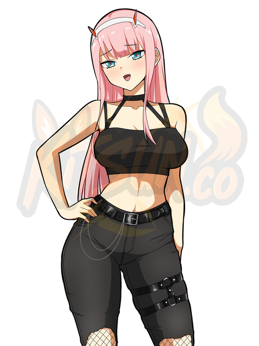 Zero Two Sticker